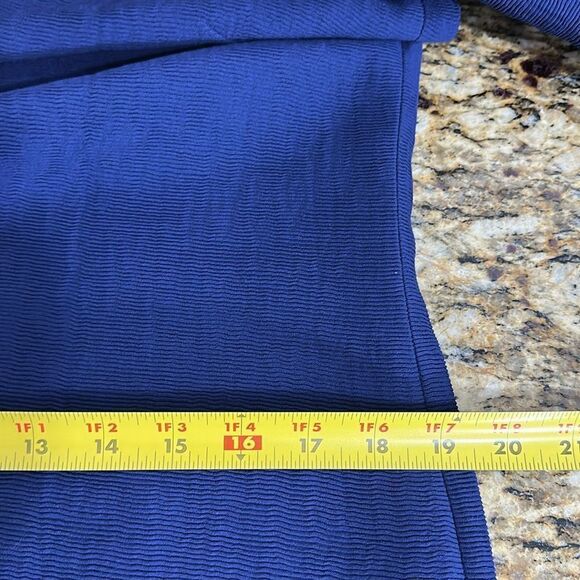 Maje Risette Metallic-Trimmed Textured V- Neck Shift Dress Size L - Picture 10 of 12